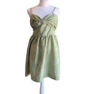 ROXY women's size large spaghetti strap sundress, light green